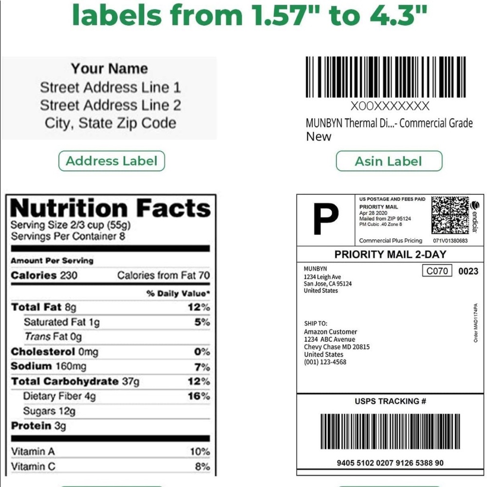 MUNBYN Label Printer - Picture 5 of 7